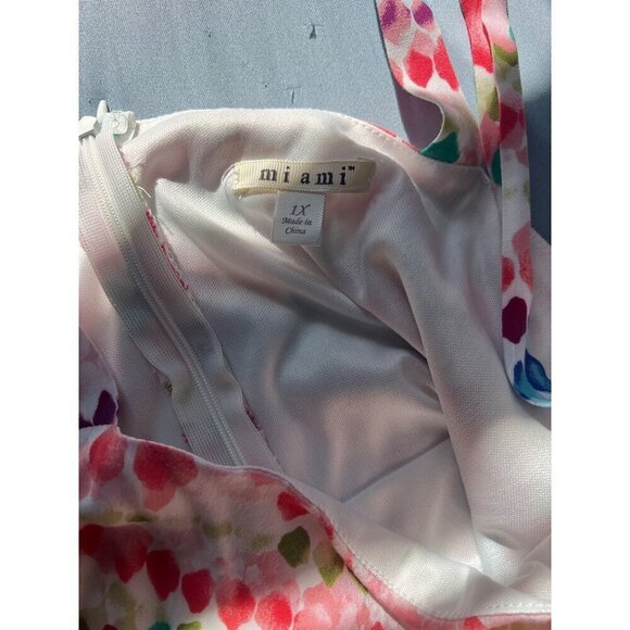 Colorful Sleeveless Boho Maxi Dress 1X With Smocked‎ Top Beachy Vacation Lagom - Picture 8 of 9